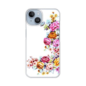 iPhone14 アイフォン14 ハードケース/カバー 【ワンポイントFLOWER PCクリアハードカバー】