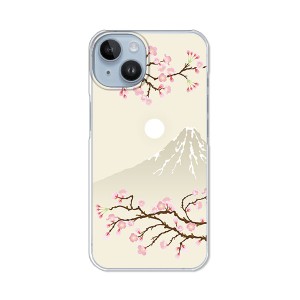 iPhone14 アイフォン14 ハードケース/カバー 【富士桜 PCクリアハードカバー】