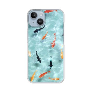 iPhone14 アイフォン14 ハードケース/カバー 【金魚すくい PCクリアハードカバー】