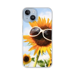 iPhone14 アイフォン14 TPUソフトケース カバー 【SUNフラワーGlass TPUソフトカバー】 