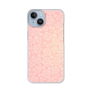 iPhone14 アイフォン14 ハードケース/カバー 【薔薇ドット PCクリアハードカバー】