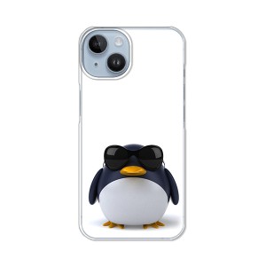 iPhone14 アイフォン14 TPUソフトケース カバー 【サングラスとペンギン TPUソフトカバー】 