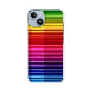 iPhone14 アイフォン14 ハードケース/カバー 【Rainbow PCクリアハードカバー】