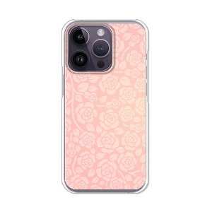 iPhone14Pro アイフォン14プロ ハードケース/カバー 【薔薇ドット PCクリアハードカバー】