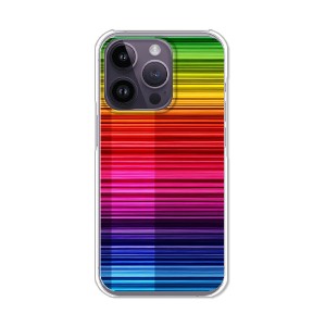 iPhone14Pro アイフォン14プロ ハードケース/カバー 【Rainbow PCクリアハードカバー】