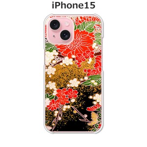 iPhone15 iphone15 アイフォン15 ハードケース/カバー 【着物 PCクリアハードカバー】