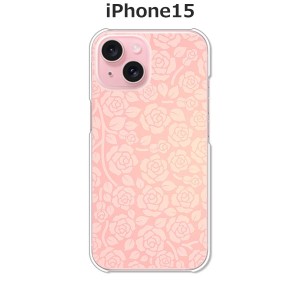 iPhone15 iphone15 アイフォン15 ハードケース/カバー 【薔薇ドット PCクリアハードカバー】