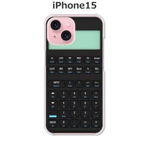 iPhone15 iphone15 アイフォン15 ハードケース/カバー 【電卓 PCクリアハードカバー】