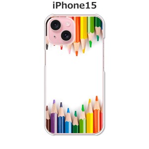 iPhone15 iphone15 アイフォン15 ハードケース/カバー 【ペンシルストライプ PCクリアハードカバー】