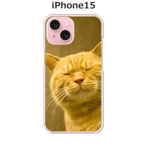 iPhone15 iphone15 アイフォン15 ハードケース/カバー 【吾輩は猫である名前はまだニャい PCクリアハードカバー】