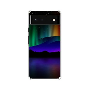 Google Pixel 6 グーグルピクセル6 ハードケース/カバー 【闇夜のオーロラ PCクリアハードカバー】