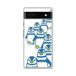 Google Pixel 6a グーグルピクセル6a ハードケース/カバー 【ペンギンズ PCクリアハードカバー】
