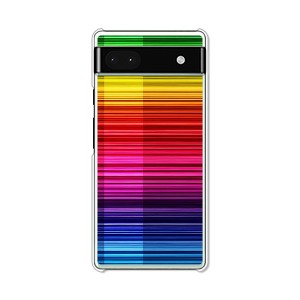 Google Pixel 6a グーグルピクセル6a ハードケース/カバー 【Rainbow PCクリアハードカバー】