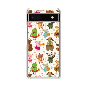 Google Pixel 6a グーグルピクセル 6a TPUソフトケース カバー 【動物バンド TPUソフトカバー】 