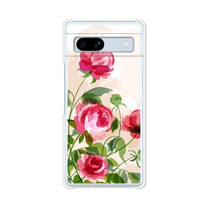 Google Pixel7a グーグルピクセル7a ハードケース/カバー 【薔薇絵画 PCクリアハードカバー】