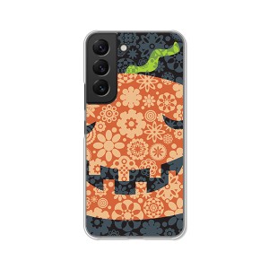 au Galaxy S22 SCG13 ギャラクシーs22 scg13 TPUソフトケース カバー 【ハロウィンかぼちゃ TPUソフトカバー】 