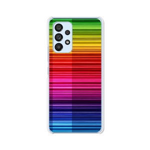 au Galaxy A53 5G SCG15 docomo SC-53C ギャラクシーa53 5g scg15 ハードケース/カバー 【Rainbow PCクリアハードカバー】