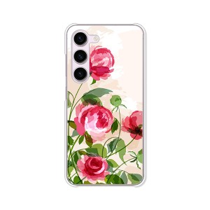 Galaxy S23 SCG19 docomo SC-51D ハードケース/カバー 【薔薇絵画 PCクリアハードカバー】