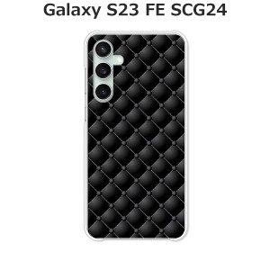 au Galaxy S23 FE SCG24 ギャラクシー ハードケース/カバー 【ソファーチェック PCクリアハードカバー】
