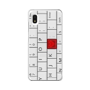  au Galaxy A21 シンプル SCV49 / A20 SCV46 SC-02M 共通 スマホケース ハードケース/カバー 【L：LOVE KEY PCクリアハードカバー】