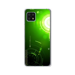 au AQUOS sense6s SHG07 アクオス センス6s shg07 ハードケース/カバー 【エレクティカGreen PCクリアハードカバー】