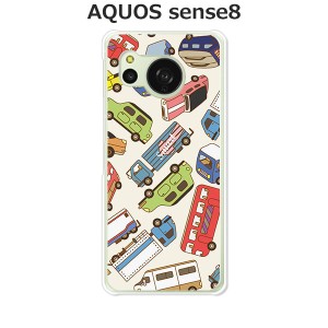 au AQUOS sense8 SHG11 docomo SH-54D アクオス センス8 TPUソフトケース カバー 【ミニカーズ TPUソフトカバー】 