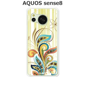 au AQUOS sense8 SHG11 docomo SH-54D アクオス センス8 TPUソフトケース カバー 【ツリーオブライフ TPUソフトカバー】 