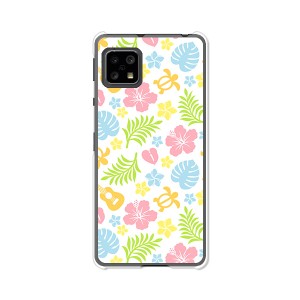 au AQUOS sense5G SHG03 docomo SH-53A TPUケース 【ハワイアンフラッシュ ソフトカバー】 