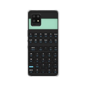 au AQUOS zero6 SHG04 softbank aquos zero6 a102sh ハードケース/カバー 【電卓 PCクリアハードカバー】