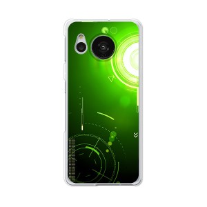 AQUOS sense7 SHG10 docomo SH-53C ハードケース/カバー 【エレクティカGreen PCクリアハードカバー】