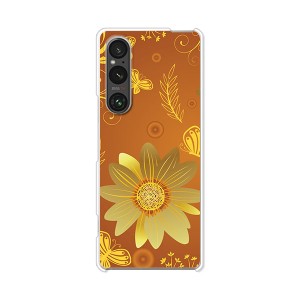 au Xperia 1 V SOG10 docomo SO-51D softbank A301SO XQ-DQ44 エクスペリア TPUソフトケース カバー 【秋桜 TPUソフトカバー】 