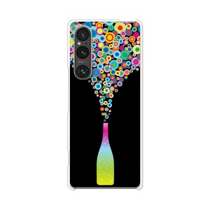 au Xperia 1 V SOG10 docomo SO-51D エクスペリア 1 v ハードケース/カバー 【スパークリング PCクリアハードカバー】