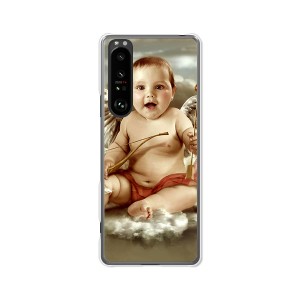 au Xperia 1 III SOG03 docomo SO-51B TPUケース 【Baby Angel ソフトカバー】 