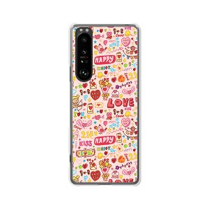 au Xperia 1 III SOG03 docomo SO-51B TPUケース 【LOVE214 ソフトカバー】 