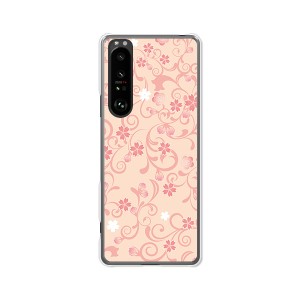 au Xperia 1 III SOG03 docomo SO-51B TPUケース 【桜ヴェール ソフトカバー】 