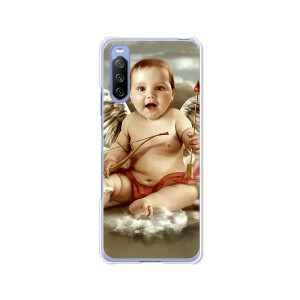 au Xperia 10 III SOG04 docomo SO-52B TPUケース 【Baby Angel ソフトカバー】 