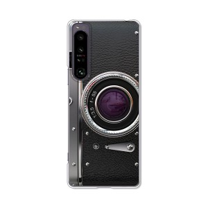 au Xperia 1 IV SOG06 docomo SO-51C ハードケース/カバー 【レトロCamera PCクリアハードカバー】