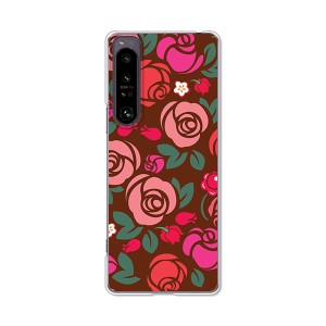 au Xperia 1 IV SOG06 docomo SO-51C TPUソフトケース カバー 【薔薇 TPUソフトカバー】 