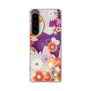 au Xperia 1 IV SOG06 docomo SO-51C TPUソフトケース カバー 【和紙柄 TPUソフトカバー】 