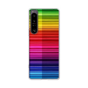 au Xperia 1 IV SOG06 docomo SO-51C ハードケース/カバー 【Rainbow PCクリアハードカバー】