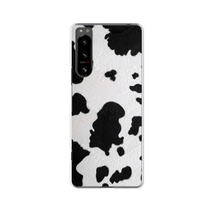 Xperia 5 IV SOG09 docomo SO-54C TPUソフトケース カバー 【COW TPUソフトカバー】 