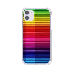 apple iPhone11 Pro 5.8インチ ハードケース/カバー 【Rainbow PCクリアハードカバー】 スマートフォンカバー・ジャケット