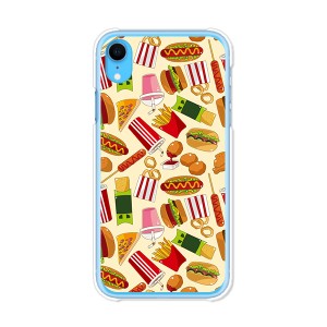 apple iPhoneXR ハードケース/カバー 【Burger PCクリアハードカバー】