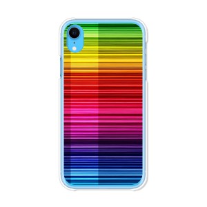 apple iPhoneXR ハードケース/カバー 【Rainbow PCクリアハードカバー】