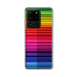 au Galaxy S20 Ultra 5G SCG03 ハードケース/カバー 【Rainbow PCクリアハードカバー】