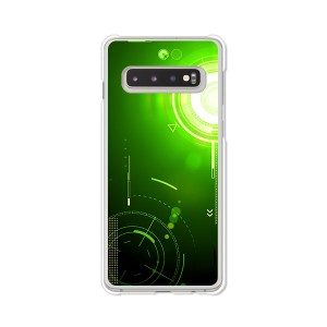 au Galaxy S10 SCV41 docomo SC-03L ハードケース/カバー 【エレクティカGreen PCクリアハードカバー】