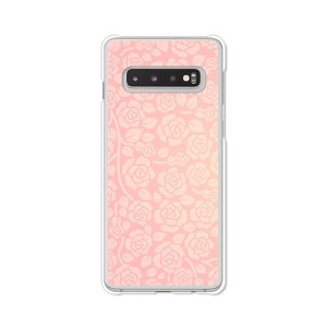 au Galaxy S10 SCV41 docomo SC-03L ハードケース/カバー 【薔薇ドット PCクリアハードカバー】