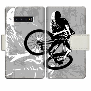 au Galaxy S10+ SCV42 docomo SC-04L S10プラス ケース手帳型 共通 カバー スマホケース【BMX】