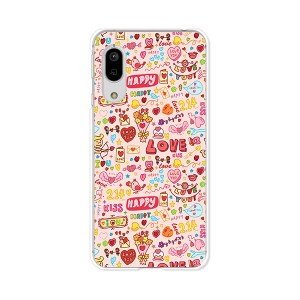 au AQUOS sense3 SHV45 docomo SH-02M Android One S7 sense3 lite SH-RM12 共通 TPUケース 【LOVE214 ソフトカバー】 