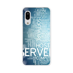 au AQUOS sense3 basic SHV48 TPUケース 【SERVER ソフトカバー】 